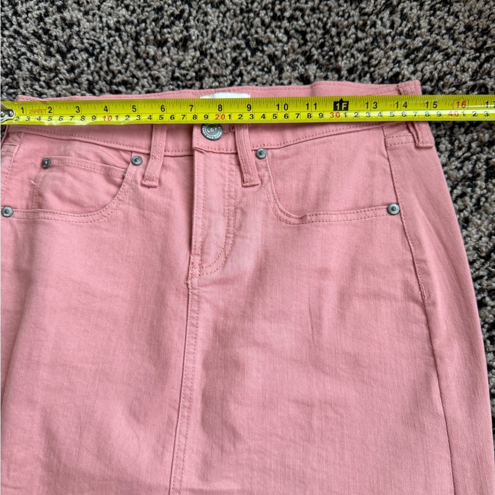 LOFT Blush Mini Skirt - Picture 4 of 6
